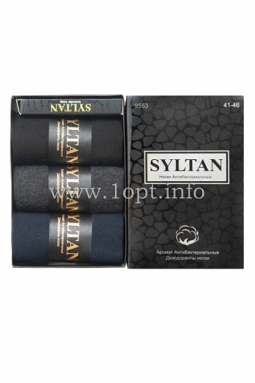 Syltan носки мужские аромат.мыло (коробка)